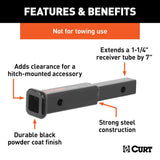CURT Trailer Hitch Extension (MPN: 45789)