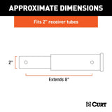 CURT Trailer Hitch Extension (MPN: 45791)