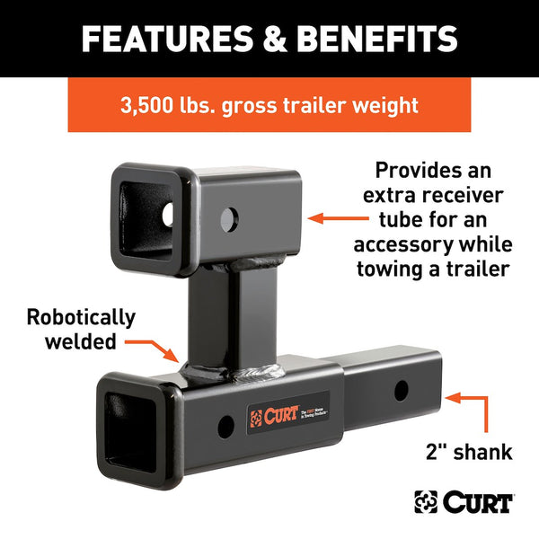 CURT Trailer Hitch Extension (MPN: 45792)
