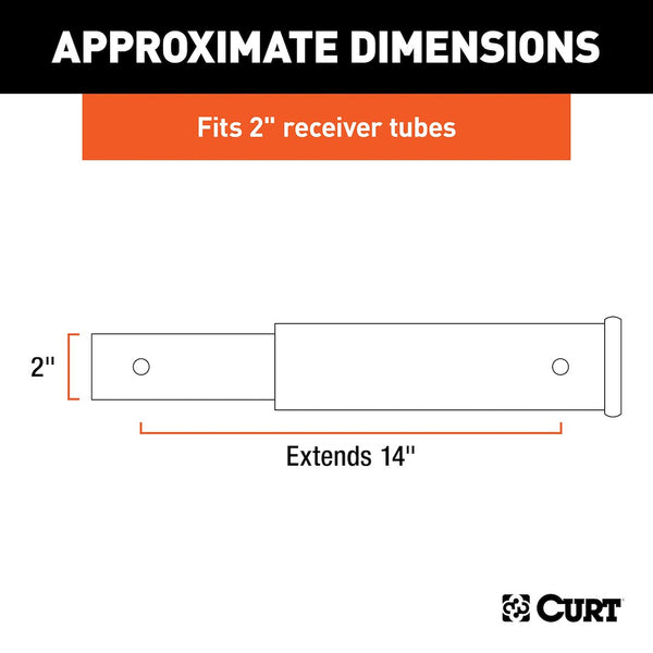 CURT Trailer Hitch Extension (MPN: 45795)