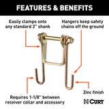 CURT Trailer Safety Chain Holder (MPN: 45806)