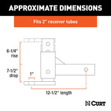 CURT Trailer Hitch Ball Mount (MPN: 45812)