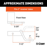 CURT Trailer Hitch Ball Mount (MPN: 45820)