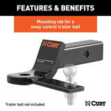 CURT Trailer Hitch Ball Mount (MPN: 45820)