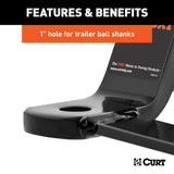CURT Trailer Hitch Ball Mount (MPN: 45820)