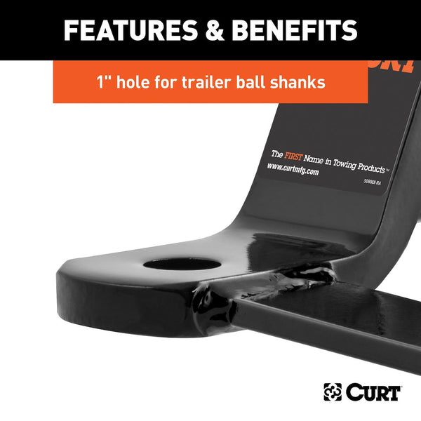CURT Trailer Hitch Ball Mount (MPN: 45820)