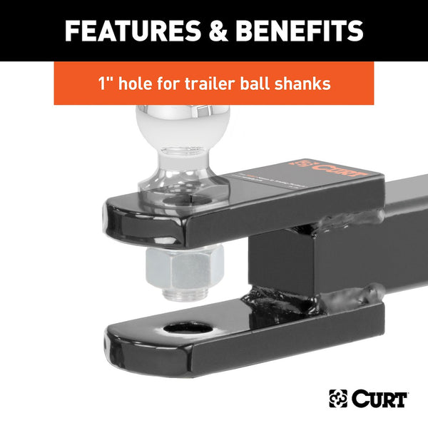 CURT Trailer Hitch Ball Mount (MPN: 45821)