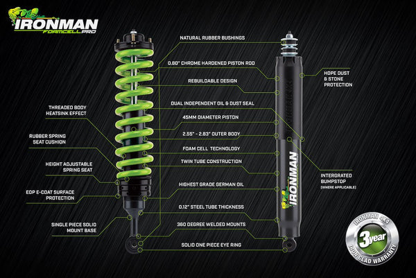 Ironman 4x4 Foam Cell Pro Shock Absorber (MPN: 45852FE)