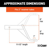CURT Class 3 Trailer Hitch Ball Mount (MPN: 45890)