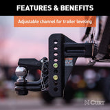 CURT Adjustable Pintle Hook Mount (MPN: 45908)