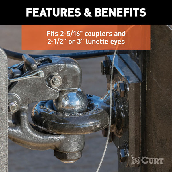 CURT Adjustable Pintle Hook Mount (MPN: 45908)