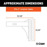 CURT Adjustable Channel Mount Hitch Ball (MPN: 45910)