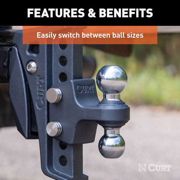 CURT Rebellion XD Trailer Hitch Ball (MPN: 45952)