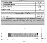 Moroso Wheel Studs (MPN: 46240)