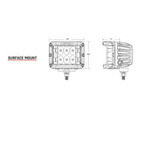 Rigid D-SS A-Pillar Light Kit (MPN: 46808)