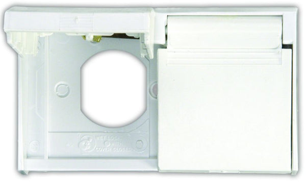 Receptacle cover for standard two outlet electrical unit (MPN: 47505)