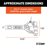 CURT Pintle Hook For 2 Inch Receiver (MPN: 48006)