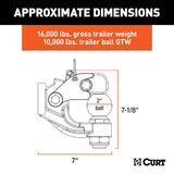 CURT Pintle Hook Towing System (MPN: 48190)