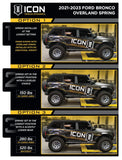 ICON Vehicle Dynamics V.S. 2.5 Series Coilover Shock Absorber (MPN: 48613)