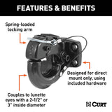 CURT Heavy-Duty Pintle Hook (MPN: 48231)