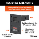 CURT Pintle Hook Mounting Plate (MPN: 48328)