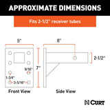 CURT Pintle Hook Mounting Plate (MPN: 48329)