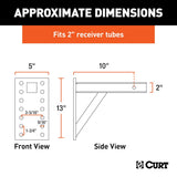 CURT Pintle Hook Mounting Plate (MPN: 48341)