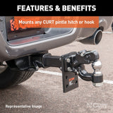 CURT Pintle Hook Mounting Plate (MPN: 48341)