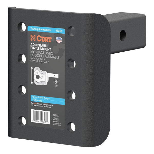 CURT Pintle Hook Mounting Plate (MPN: 48343)