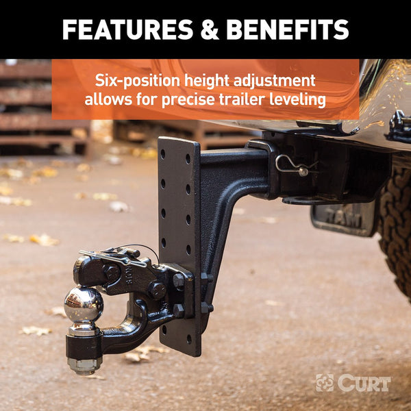 CURT Pintle Hook Mounting Plate (MPN: 48349)
