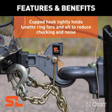 CURT SecureLatch Pintle Hook (MPN: 48405)