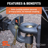 CURT SecureLatch Pintle Hook (MPN: 48407)