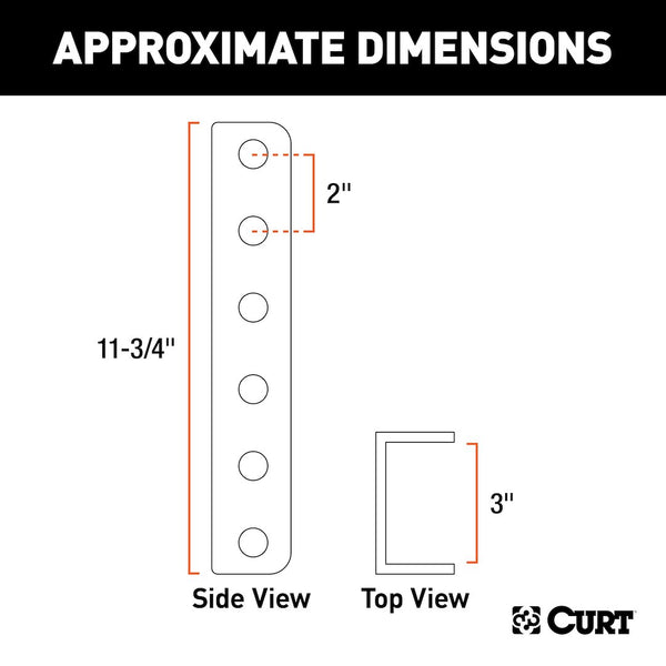 CURT Lunette Channel Hitch (MPN: 48650)
