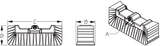 Sea Dog Three Sided Scrub Brush (MPN: 491090-1)