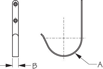 Sea Dog Personal Floatation Device Bracket (MPN: 491240-1)