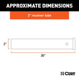 CURT Trailer Hitch Receiver Tube (MPN: 49360)