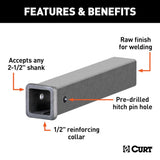 CURT Trailer Hitch Extension (MPN: 49511)
