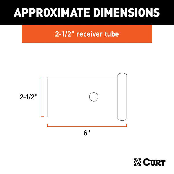 CURT Trailer Hitch Receiver Tube (MPN: 49516)