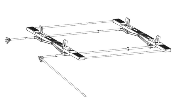Holman EZ-LoDown Double Ladder Rack (MPN: 4A95H)