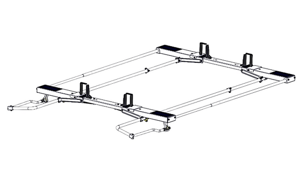 Holman EZ-LoDown Double Ladder Rack (MPN: 4A95L)