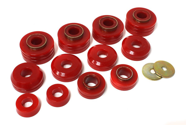 Energy Suspension Body Mount Bushings (MPN: 4.4104R)