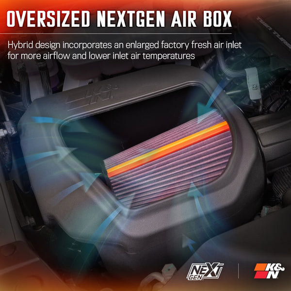 K&N Cold Air Intake 50 Series Gen3 (MPN: 50-1598)