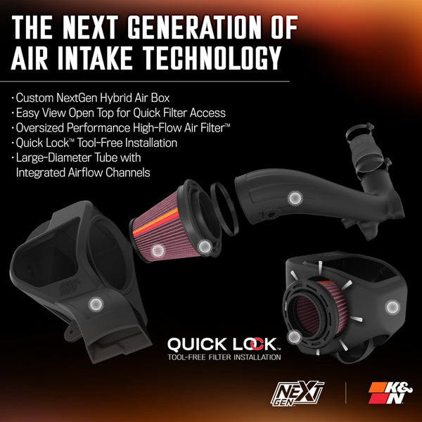 K&N NextGen Cold Air Intake System (MPN: 50-2629)