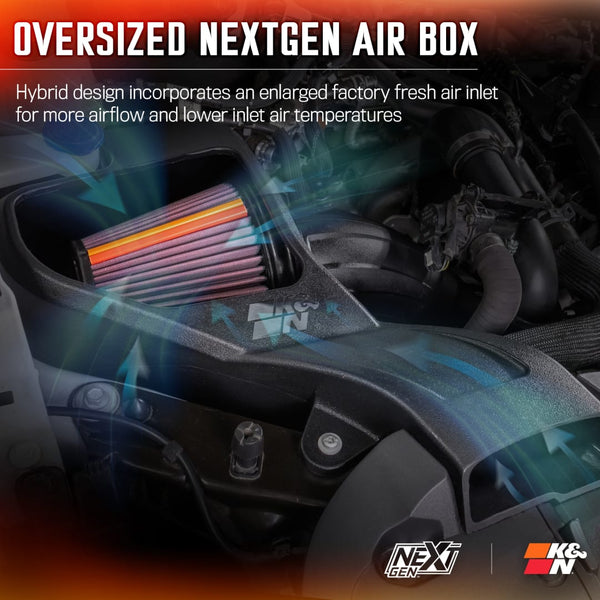 K&N NextGen Cold Air Intake System (MPN: 50-2629)