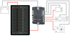 Blue Sea Fuse Block (MPN: 5031-BSS)