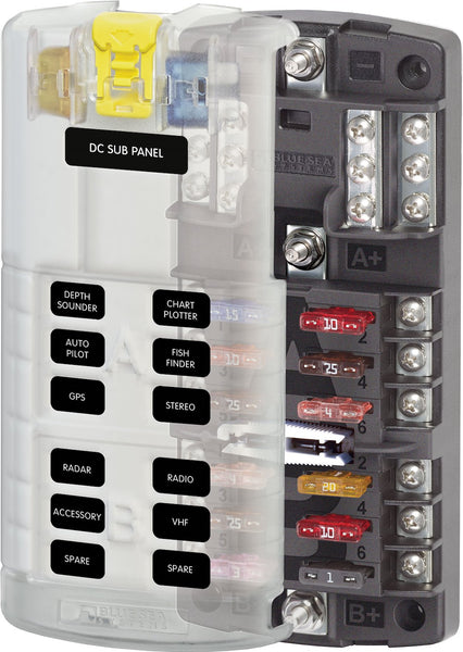 Blue Sea Fuse Block (MPN: 5032-BSS)