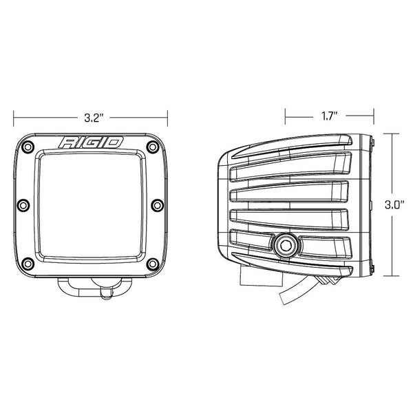 Rigid LED Fog Light D-Series (MPN: 504815)