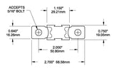 Blue Sea Bolt-On Fuse (MPN: 5101-BSS)