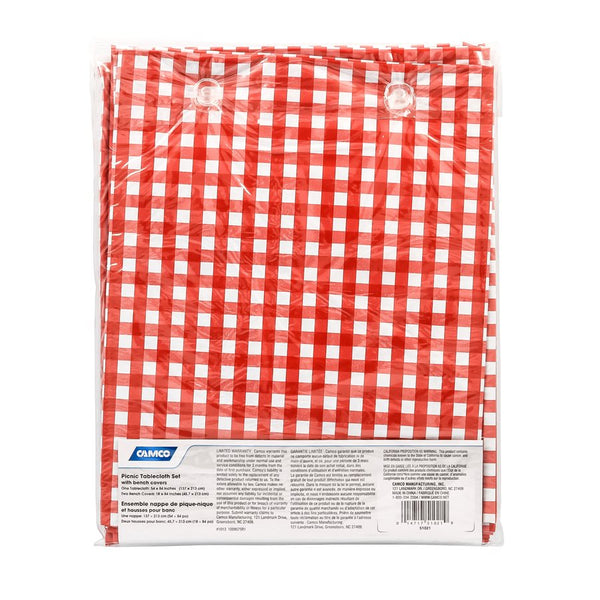 Camco Rectangular Vinyl Tablecloth (MPN: 51021)