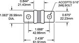 Blue Sea Bolt-On Fuse (MPN: 5115-BSS)